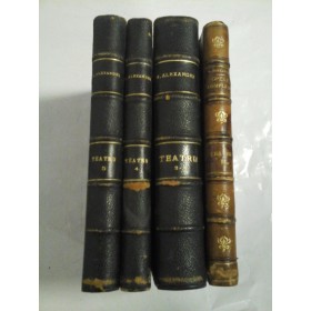 VASILE ALECSANDRI - Opere complete - TEATRU (5 Volume-4 carti) - 1903-1908